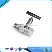 High performance female thread high pressure needle valve